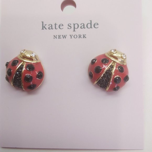 Kate spade ladybug earrings online